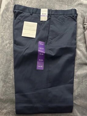 Perry Ellis Navy Blue Chinos